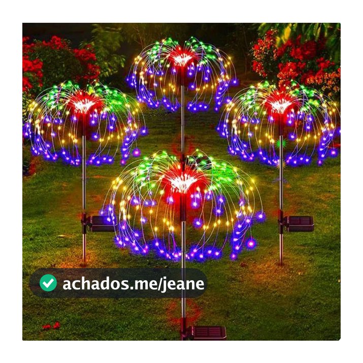 120LED Luz Solar Estrela Luzes De Fogos De Artifício Ao Ar Livre À Prova Dwaterproof Água LED Fadas Dandelion Casa Grama