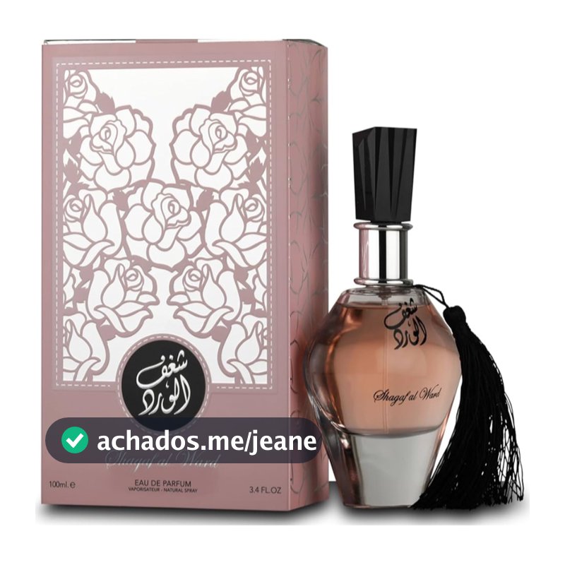 Perfume Árabe Shagaf Al Ward Al Wataniah Feminino Eau de Parfum 100ml Original