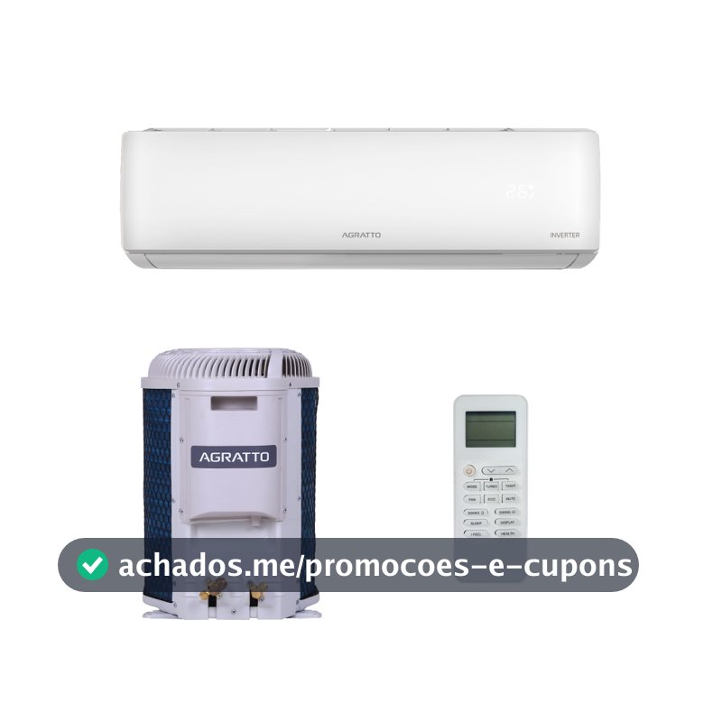 Ar Condicionado Split Hi Wall Agratto Zen Top Inverter 9.000 Btus Frio 220V R-32