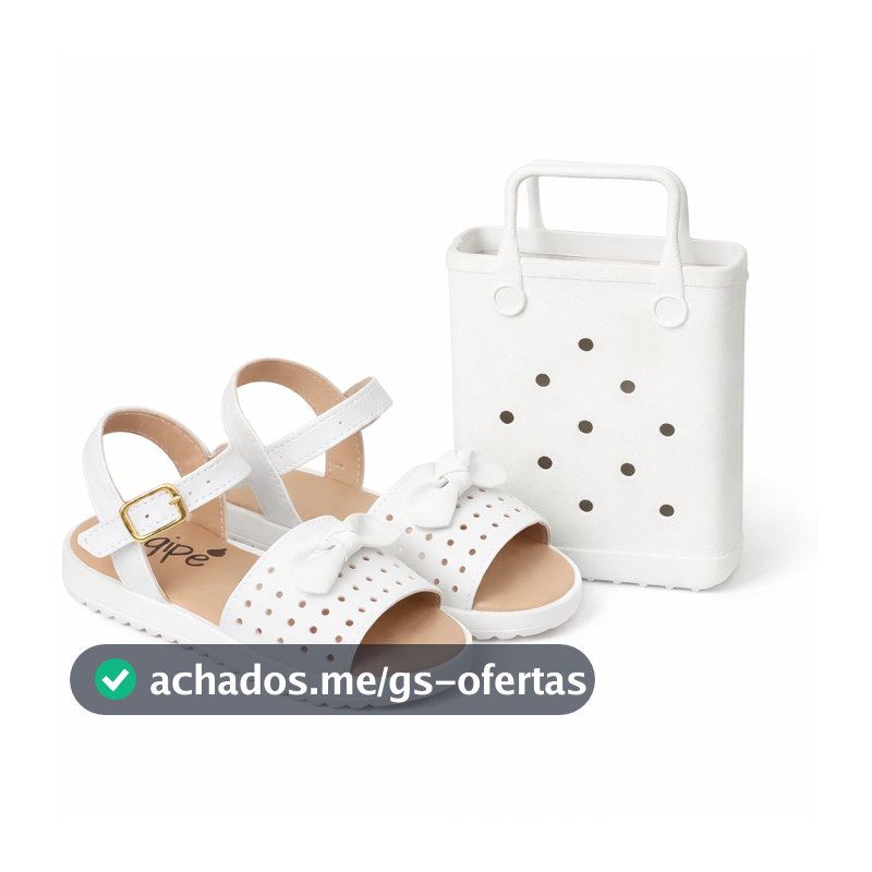 Kit Sandália Infantil Menina Com Bolsinha Infantil Sandálias Infantil Feminina Sandália Blogueira