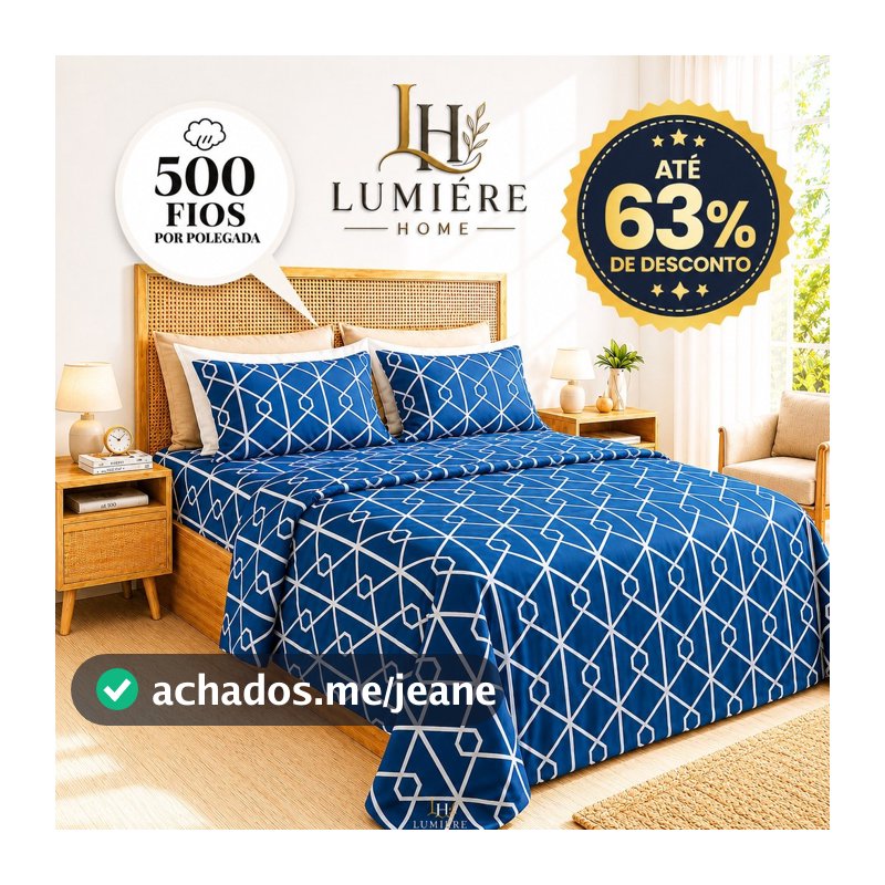 Kit Lençol 3 peças 500 Fios Solteiro Casal Queen King Toque de Algodão Penteado 2 Porta Travesseiros