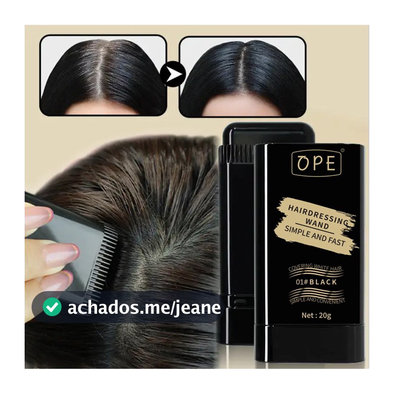 Varinha De Tintura De Cabelo Com Pente Embutido Simples Giratório , Resistente A Respingos E Transpiração