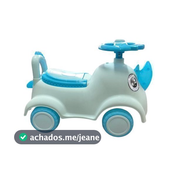 Andador Infantil Bebe Rinoceronte Azul Amigo Seguro Desenvolvimento Motor Diversão