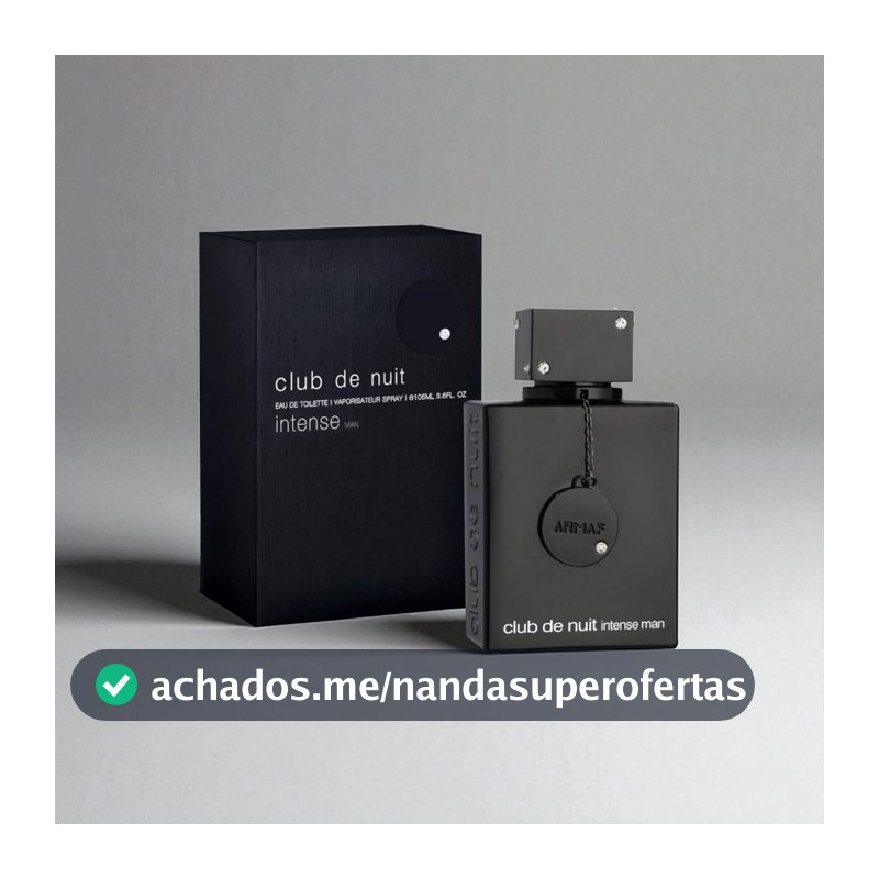 Perfume Armaf Club de Nuit Intense Man Eau de Toilette 105ml  Masculino, Amadeirado, Cítrico e Elegante