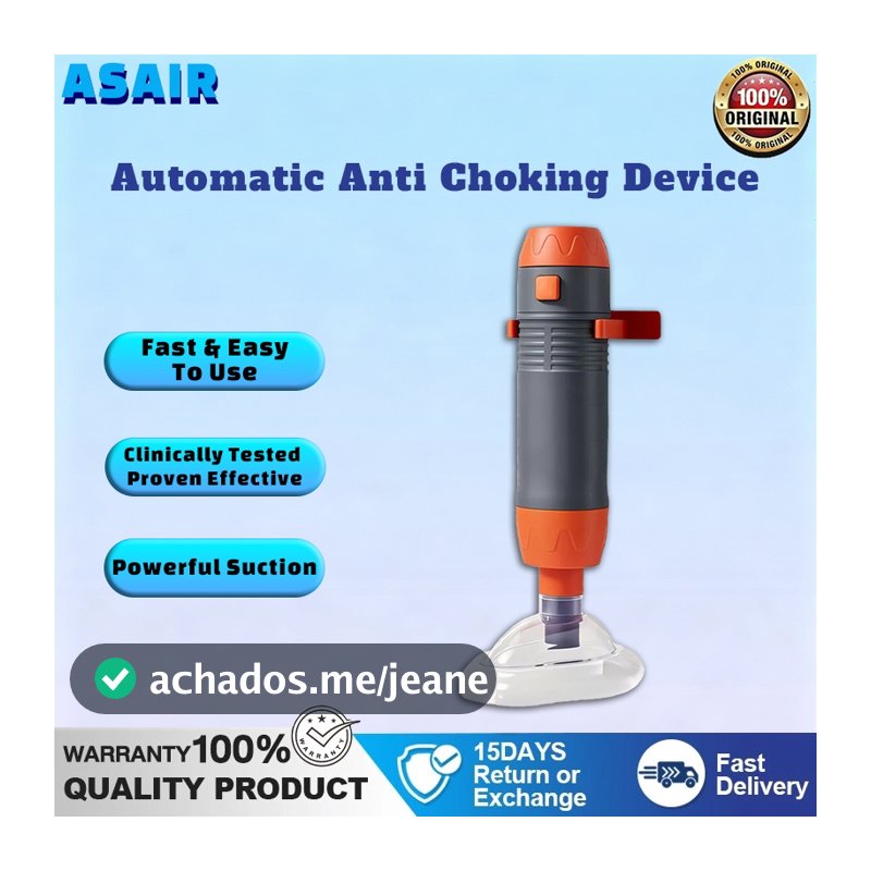 Dispositivo Automático De Resgate De Asfixia ASAIR Portátil De Emergência Anti-Para Crianças Adultas Máquina Asphyxia As
