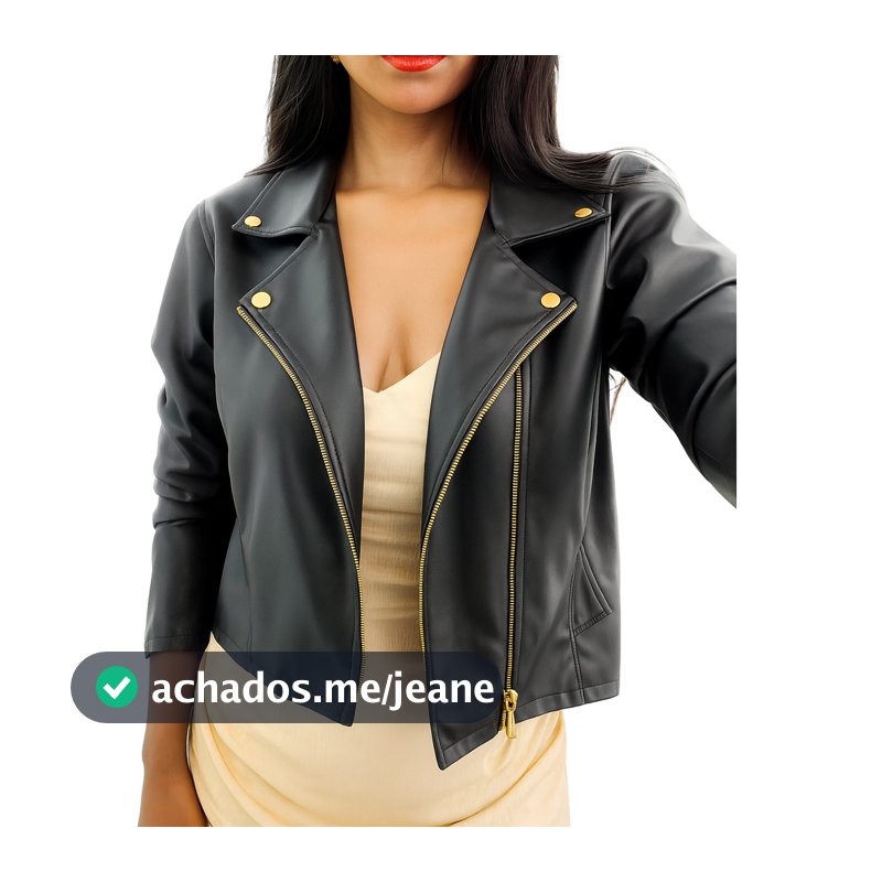 Jaqueta Feminina Courino Couro Fake