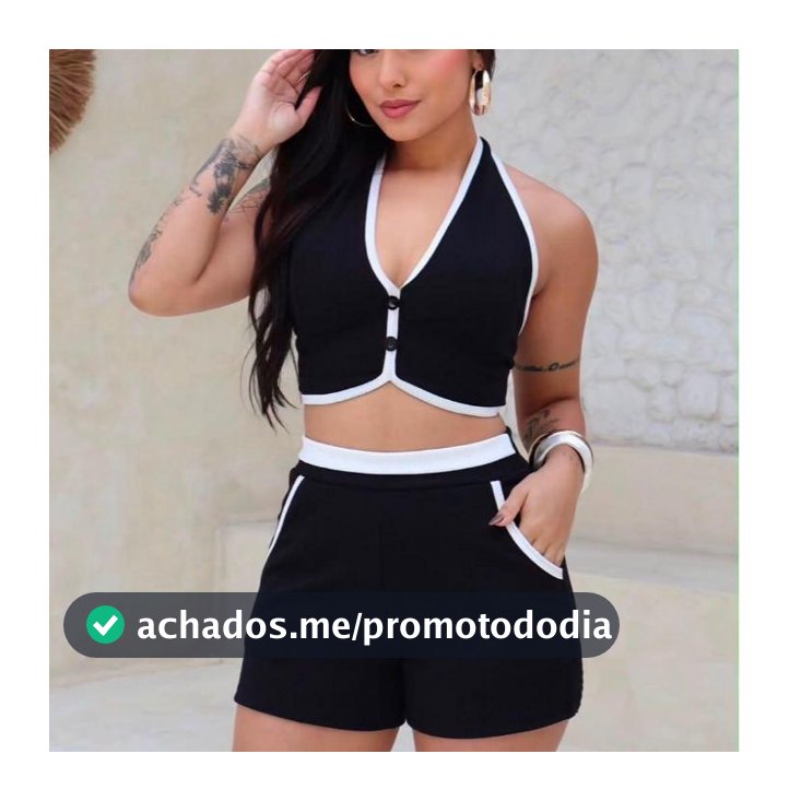 Conjunto Alfaiataria Feminino Cintura Alta