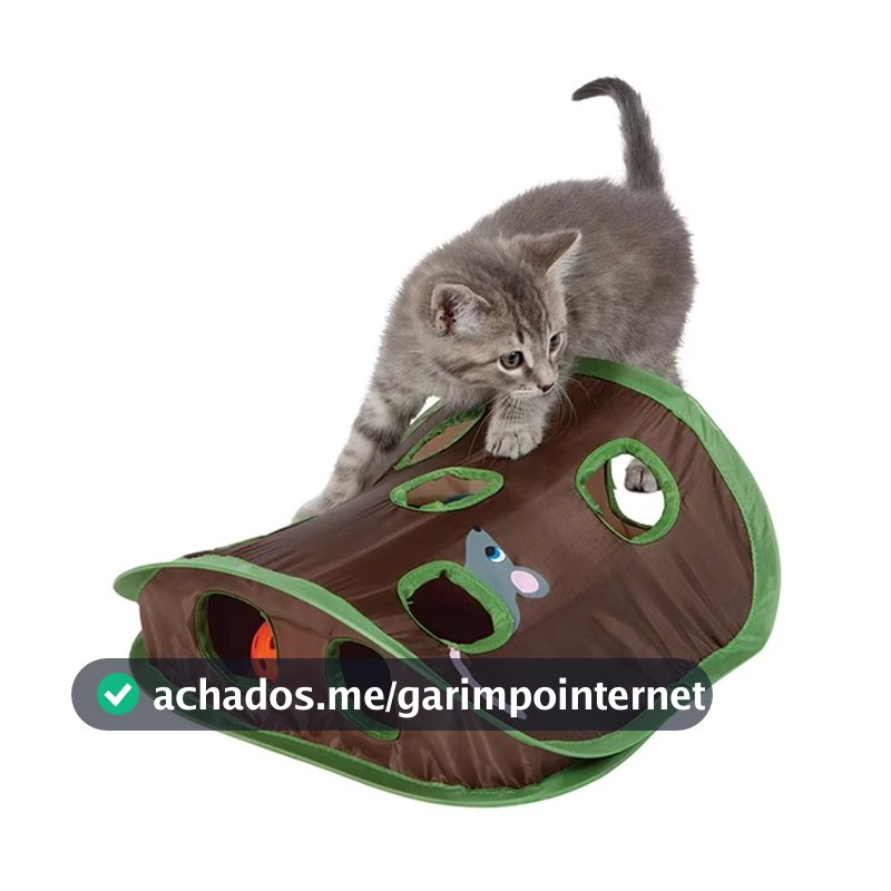 Brinquedo Para Gatos Esconderijo Toca Para Caça Interativo