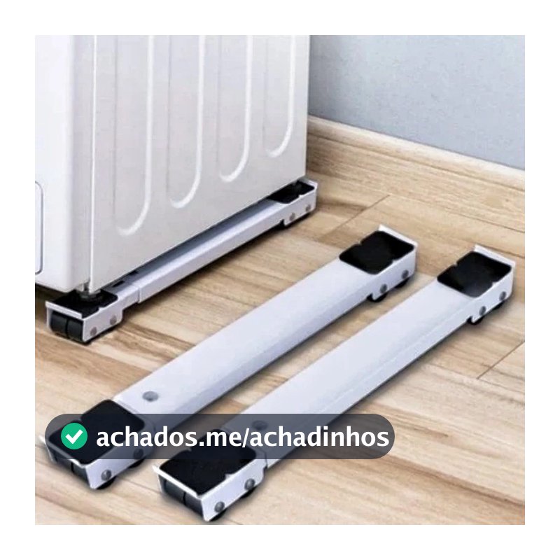 uporte Universal de Alumínio De Base Com Rodinha Para Geladeira Fogão E Máquina De Lavar Lousa Base Carrinho até 200kg