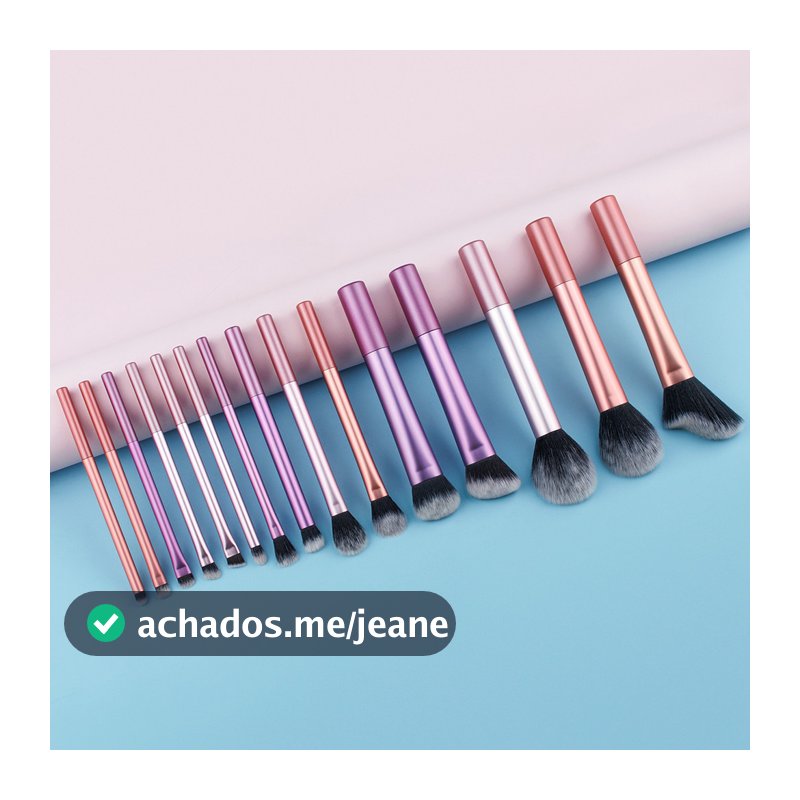 Conjunto de Escova De Maquiagem Profissional  7/8/12/14 Peças Alta Qualidade Criar Base sem Falhas