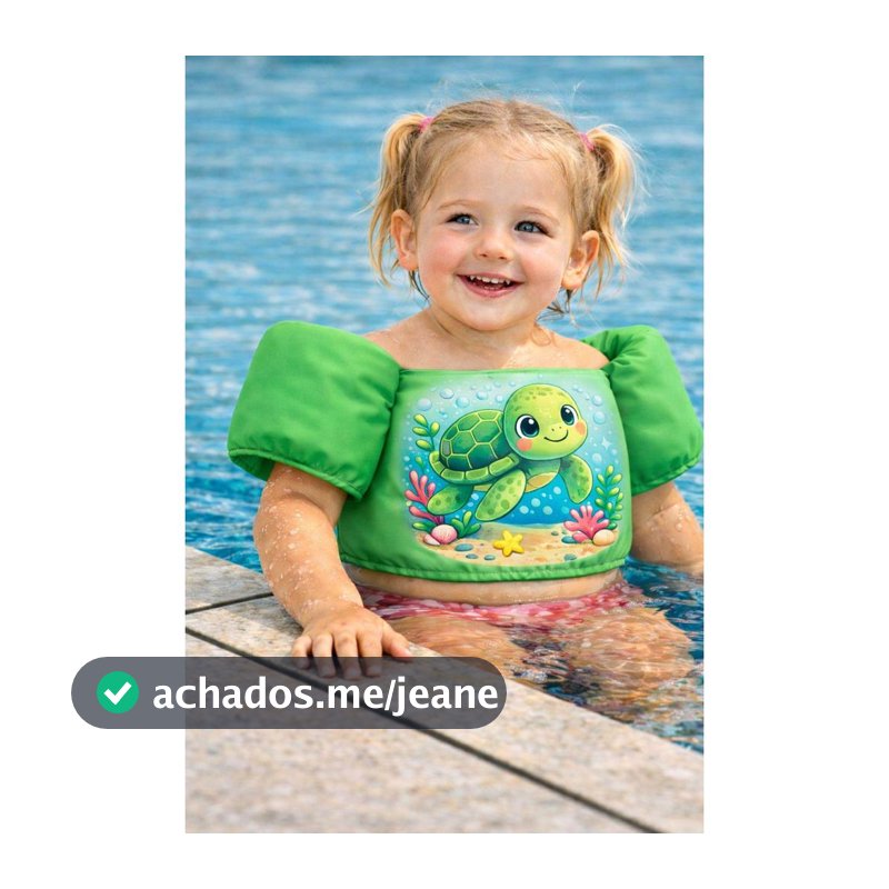 Boia Colete Infantil Para Piscina Praia Salva Vidas Não Fura Criança Férias