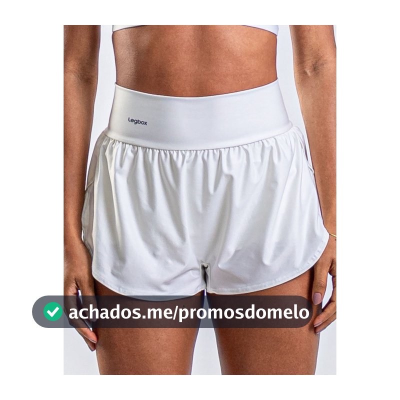 Short Corrida Duplo Feminino Legbox Academia Fitness Treino Corrida Ginastica