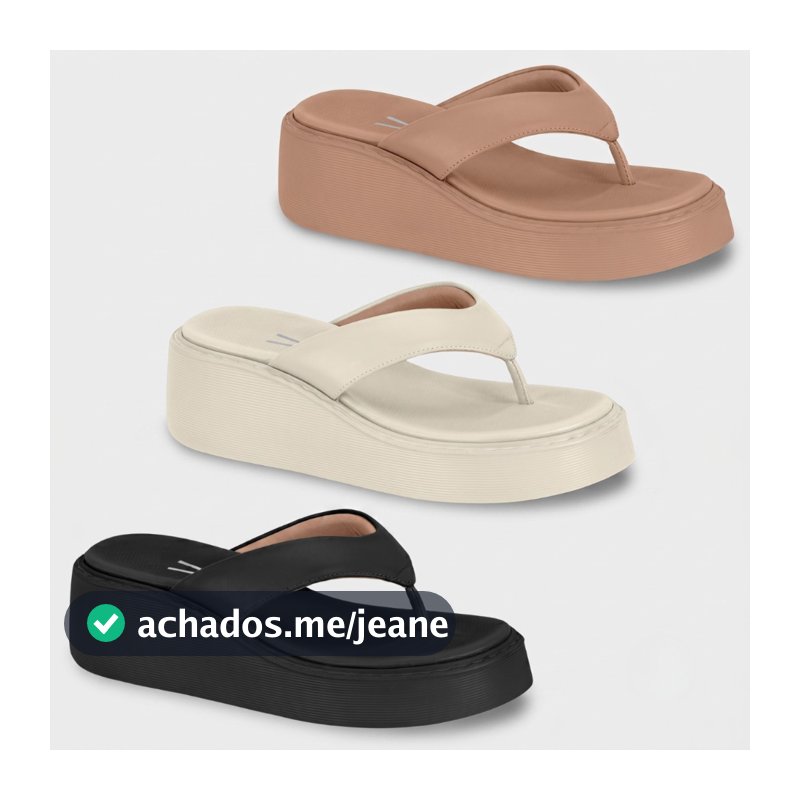 Tamanco Feminino Vizzano Plataforma Tratorada Pelica Original