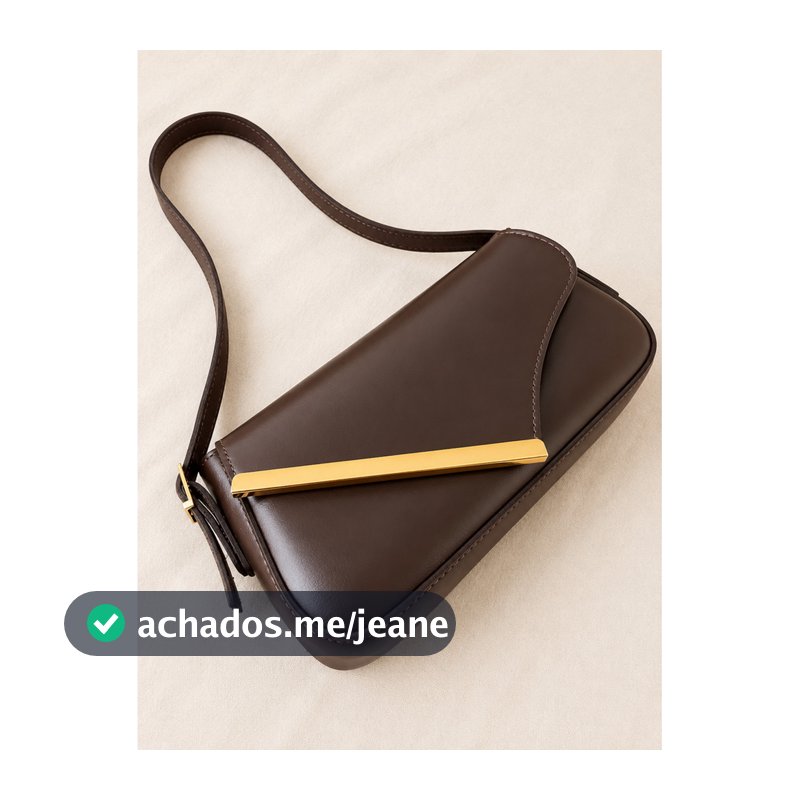 Bolsa Feminina Envelope Metal Tiracolo Alça Regulavel Elegante Blogueira