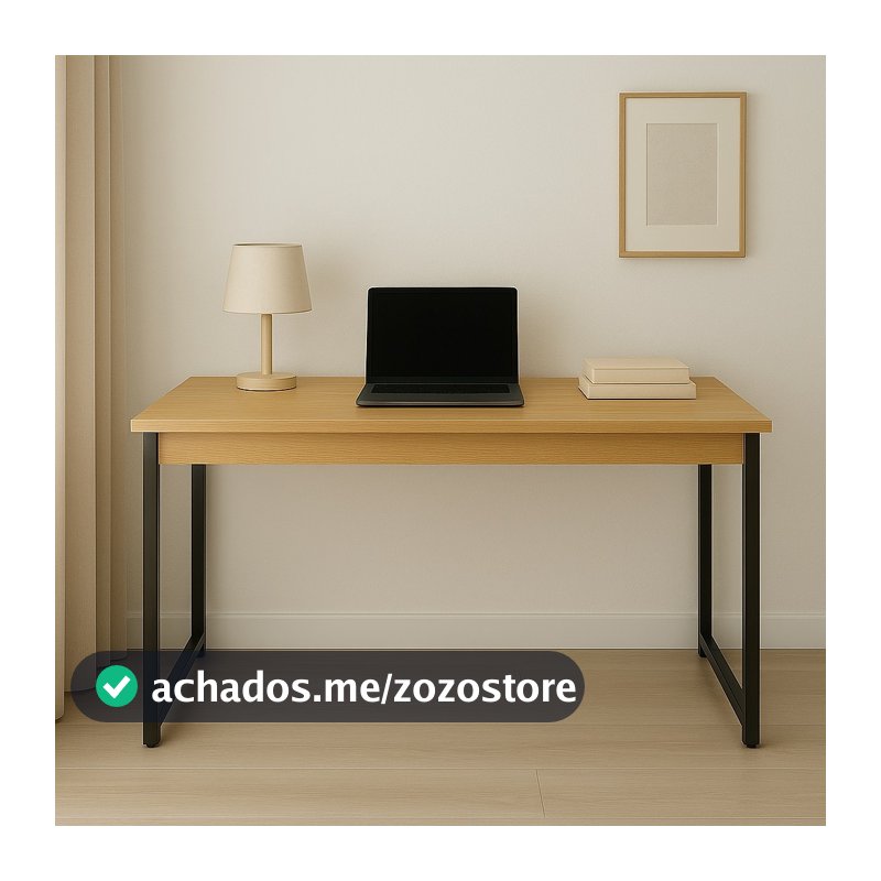 Mesa Escrivaninha Industrial 90x45cm Para Computador Notebook Escritório Home Office