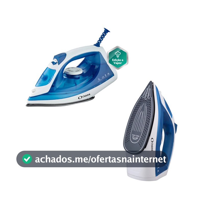 Ferro de Passar a Vapor Alta Temperatura, Reservatório 280ml 127V/220V