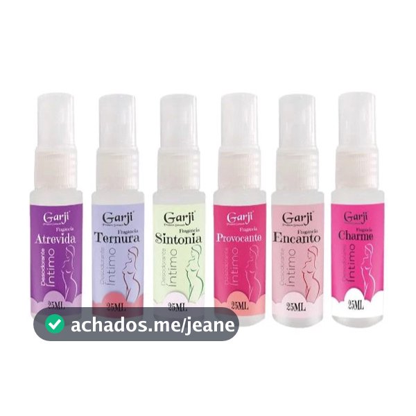Desodorante Íntimo Spray Sensual Perfume Calcinha 25ml Garji - Sex Shop Produtos Eróticos