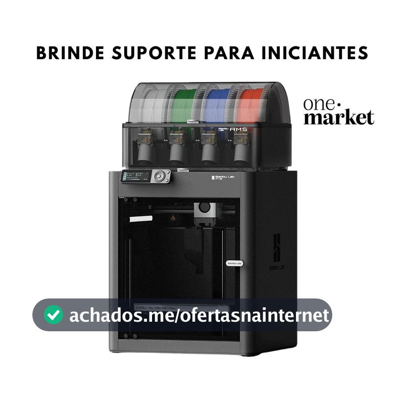 Impressora 3D Bambu Lab P1S Com ou sem AMS(Combo) Bivolt 127/220v