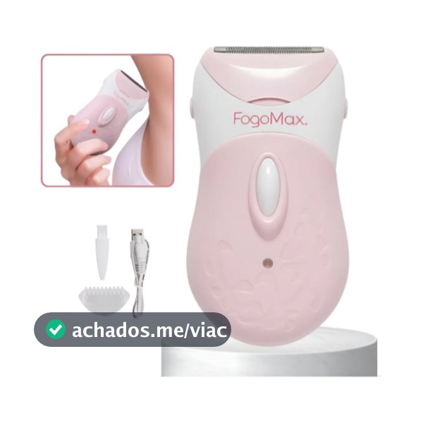Depilador Elétrico Feminino Lavável Recarregável Portátil Facial E Corporal