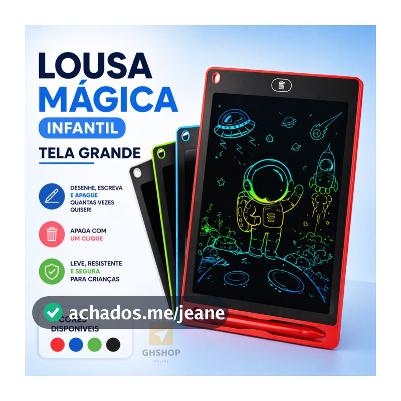 Lousa Para Desenho Digital Lousa Magica Infantil Tablet Magico Grande