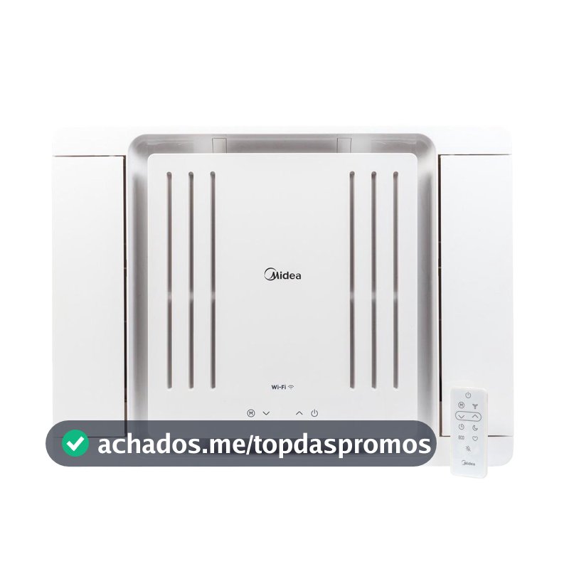 Ar Condicionado de Janela Midea 7.500 BTUs Frio Eletrônico Branco