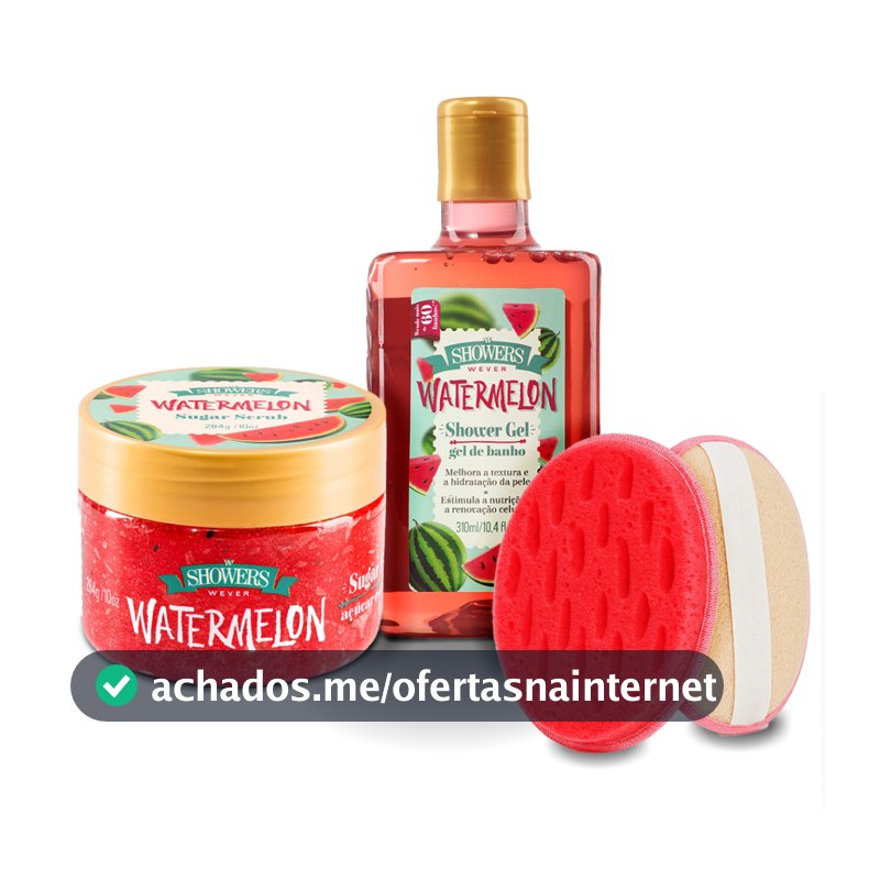 Kit Banho: Esfoliante Corporal de Açúcar + Gel de Banho + Brinde Exclusivo! - Wever Cosméticos