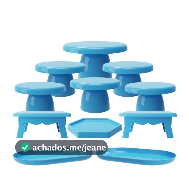 Kit Decoração 11 Peças Festas Aniversário Infantil Temática Boleira