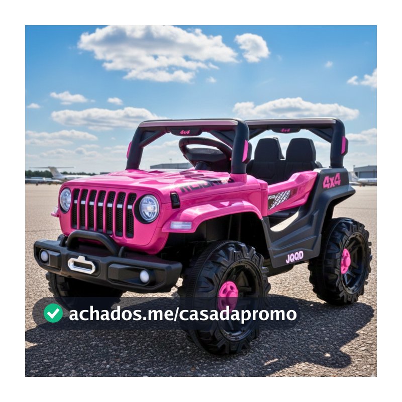 Carro Elétrico Carrinho De Passeio Infantil Jipe Elétrico 12v Quadriciclo e Controle Remoto