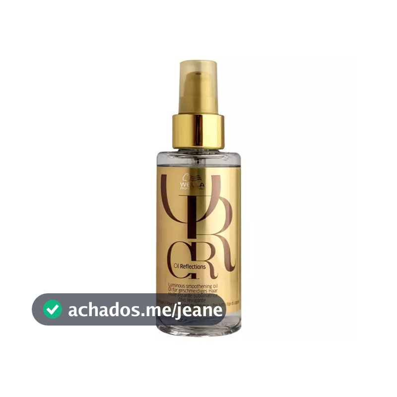 Óleo Capilar Oil Reflections 100ml - Wella Professionals