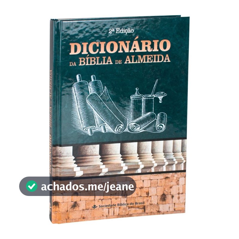 Dicionário da Bíblia de Almeida | Capa Dura | Editora SBB