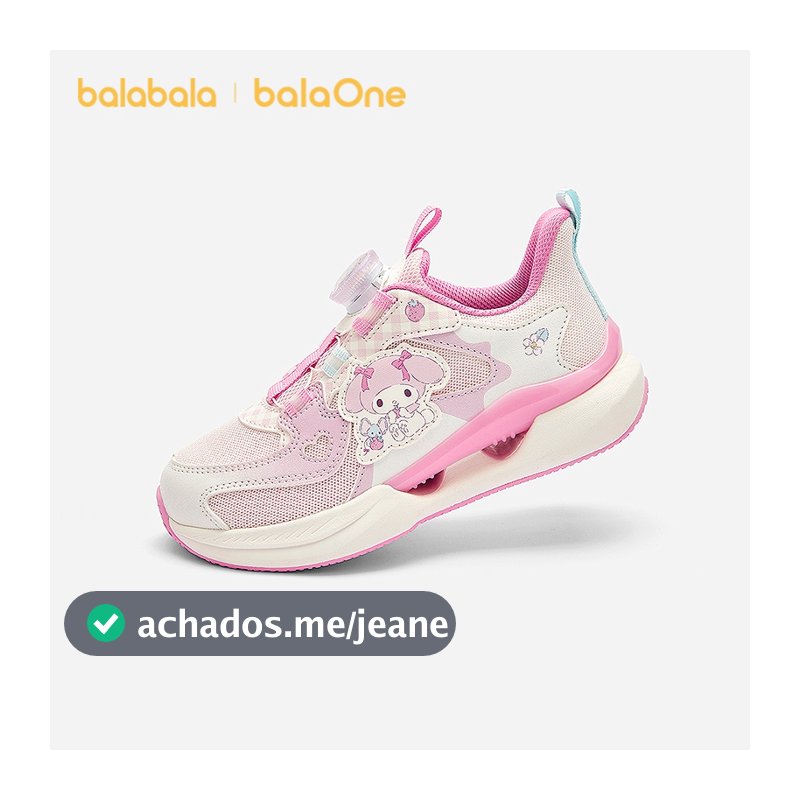 Balabala Crianças Sapatos Atléticos Tênis Branco Chunky Meninas 2026 Nova Primavera Outono Calçados Moda