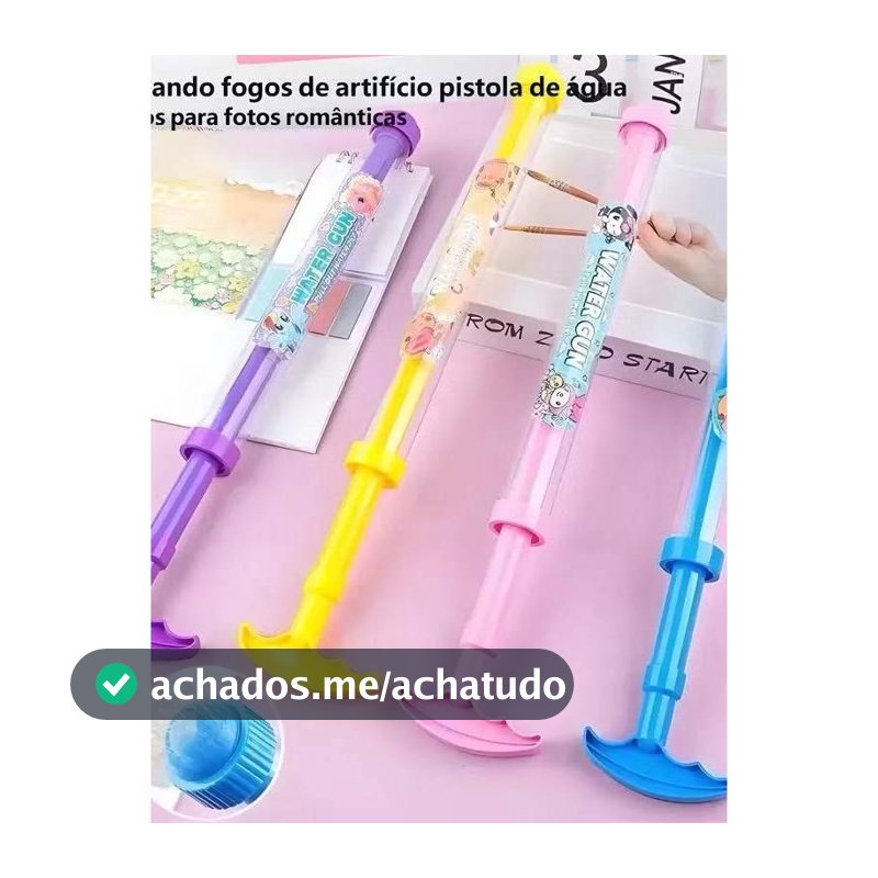 Lança Água Super Jato Efeito Fogos Diversão Ar Livre Praia Piscina Verão Brinquedo Pra Todas as Idades Bomba de Água