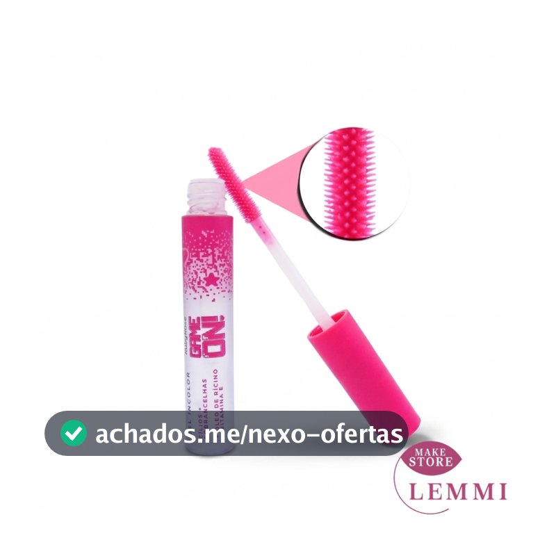 Gel Incolor Cílios e Sobrancelhas Game On Ruby Rose Óleo de Rícino e Vitamina E HB-509