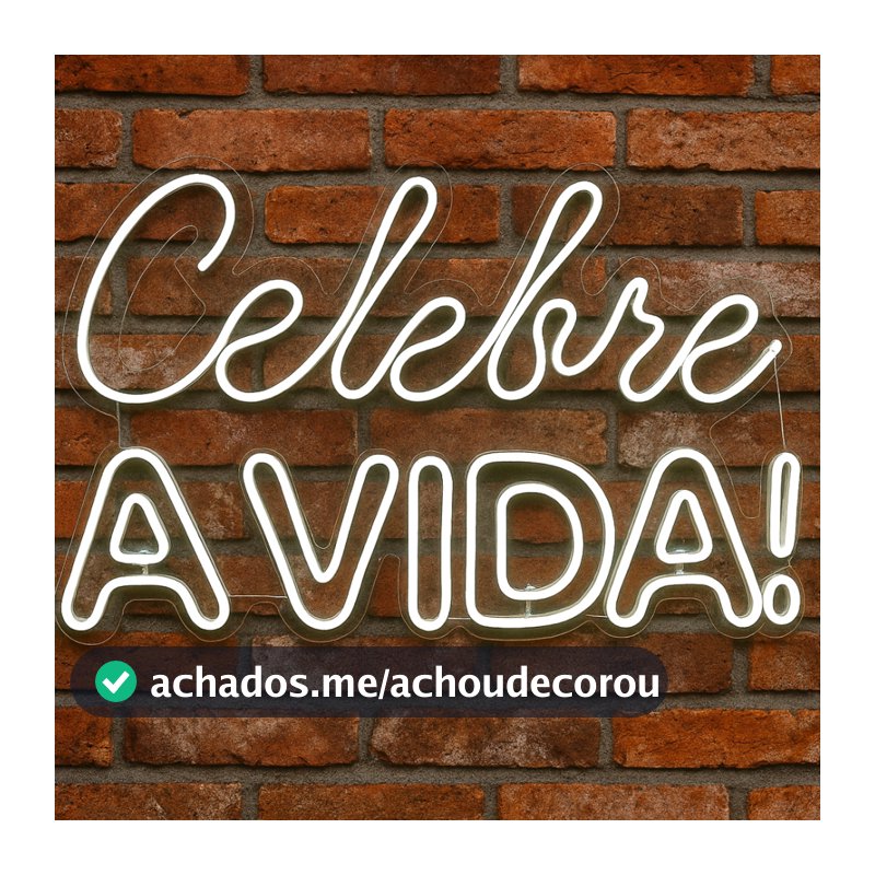 Celebre a Vida com Nosso Painel de LED Neon