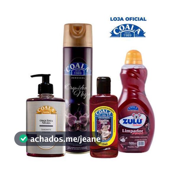 Kit Casa Limpa Coala/Zulu Perfumes - Orquídea Negra