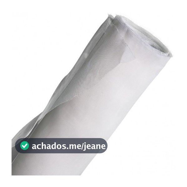 Tela Mosquiteiro Nylon Branco 1,00 X 50m Algom