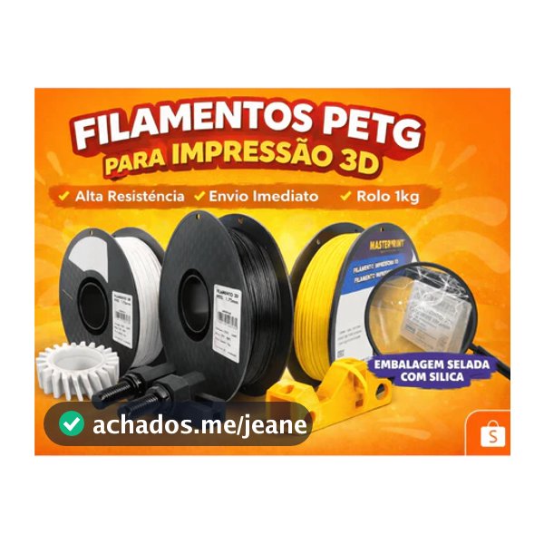 Filamento PETG Masterprint 1Kg 1.75mm - ORIGINAL - ALTA QUALIDADE PARA IMPRESSORA 3D