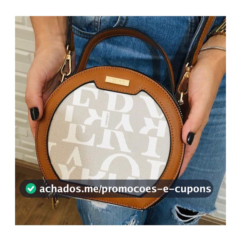 Bolsa Feminina Veryrio Baú Duplo Compartimento Estruturada Estampada Luxuosa Alça Transversal