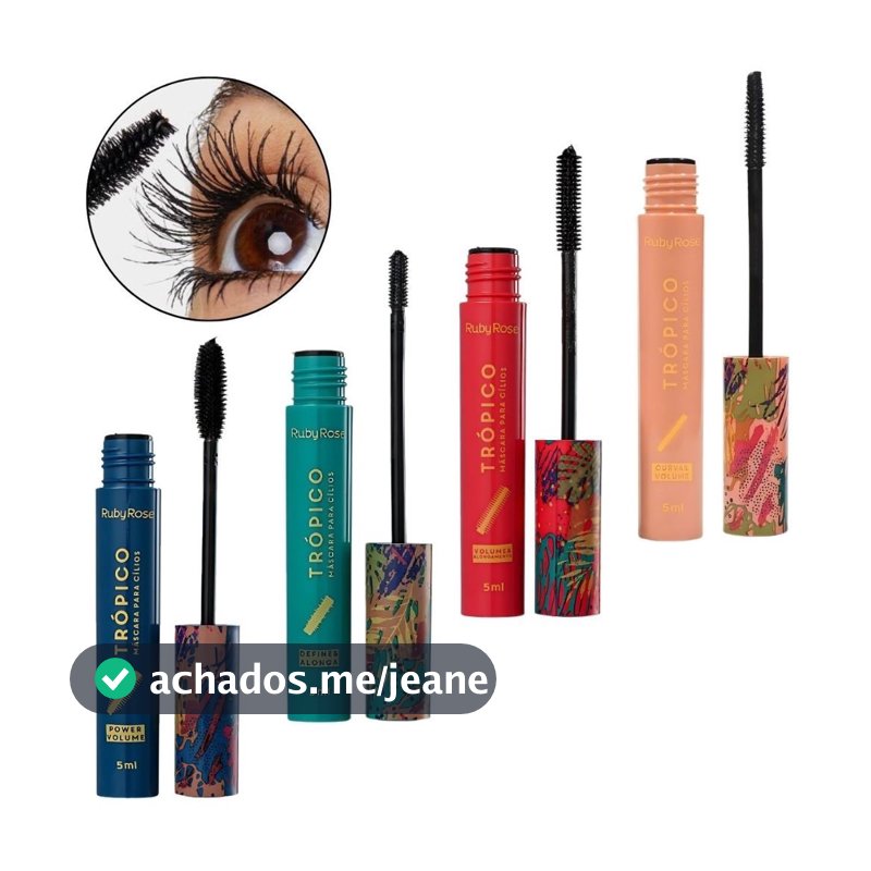 Máscara Para Cílios Trópico Ruby Rose HB500