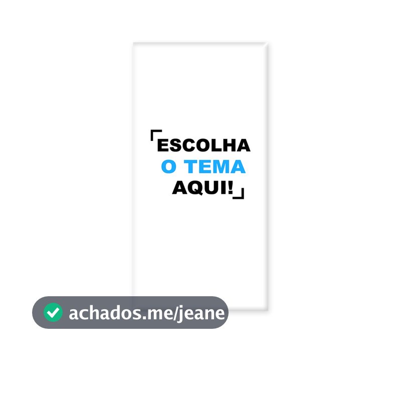 Painel Retangular Lateral Sem Veste Fácil Festa Escolha o Tema Aqui 1,00x2,00