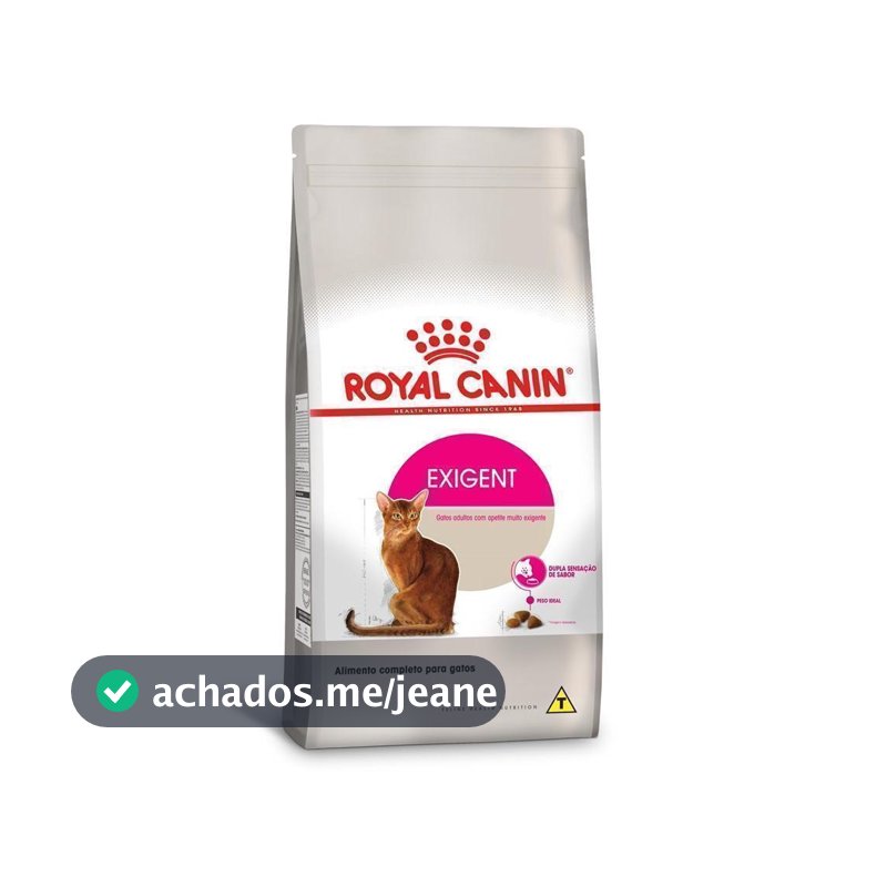 Ração Seca Exigent para Gatos Adultos com Paladar Exigente 1,5Kg Royal Canin