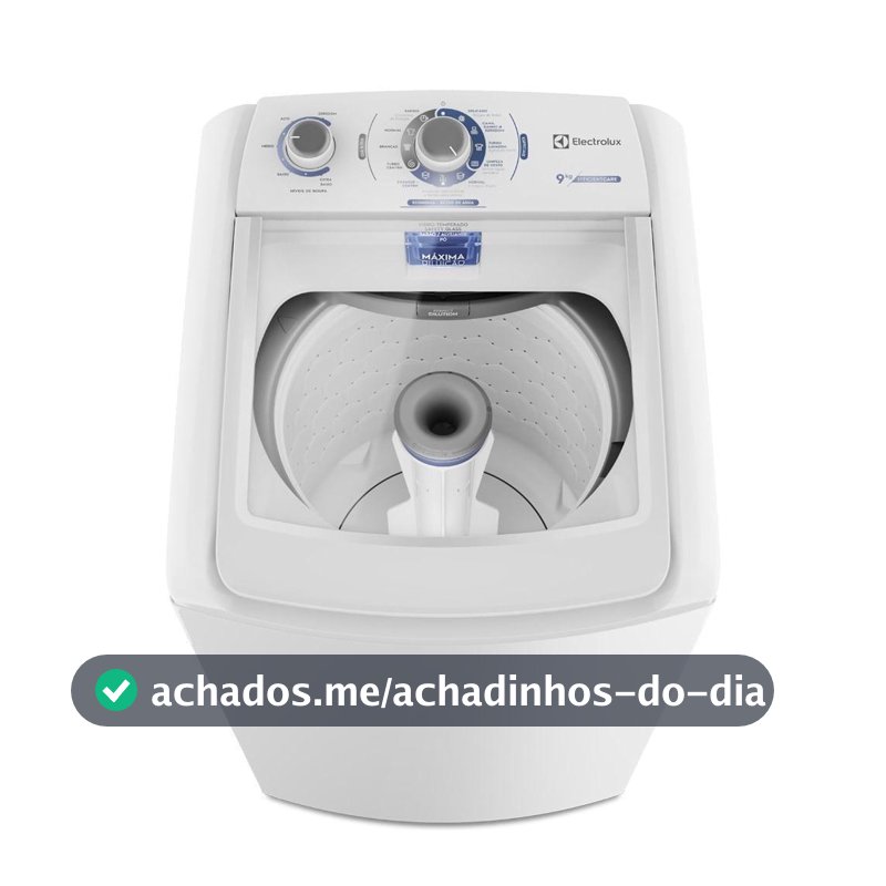 Máquina de Lavar 9kg Electrolux Efficient Care (LED09)