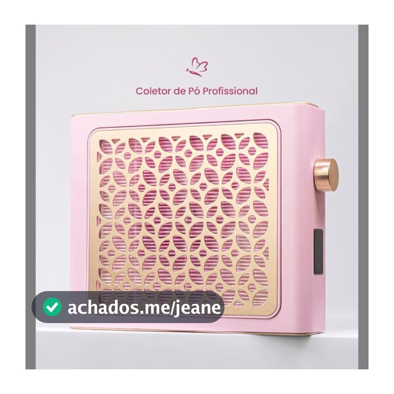 🌸 Coletor de Pó Profissional para Unhas com Filtro Lavável e Visor LCD | Recarregável | Alta Sucção