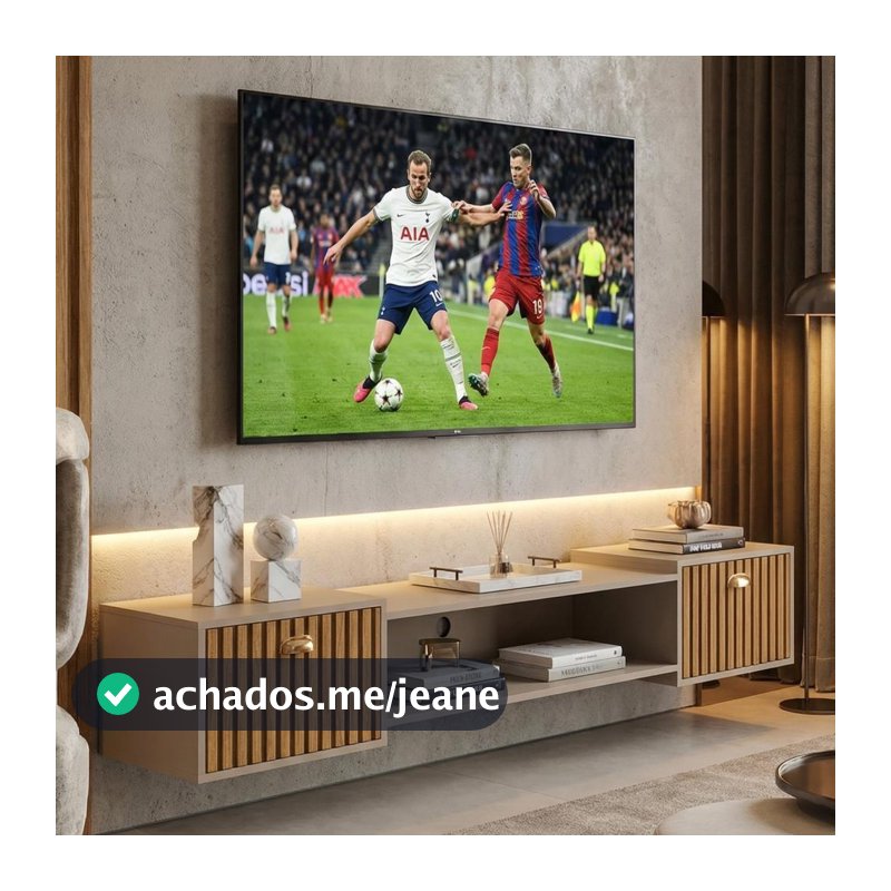Rack Suspenso Home Leão e Shop 1,80m ou 1,20m p/ TV Sala e Quarto Luxo - Móveis Up