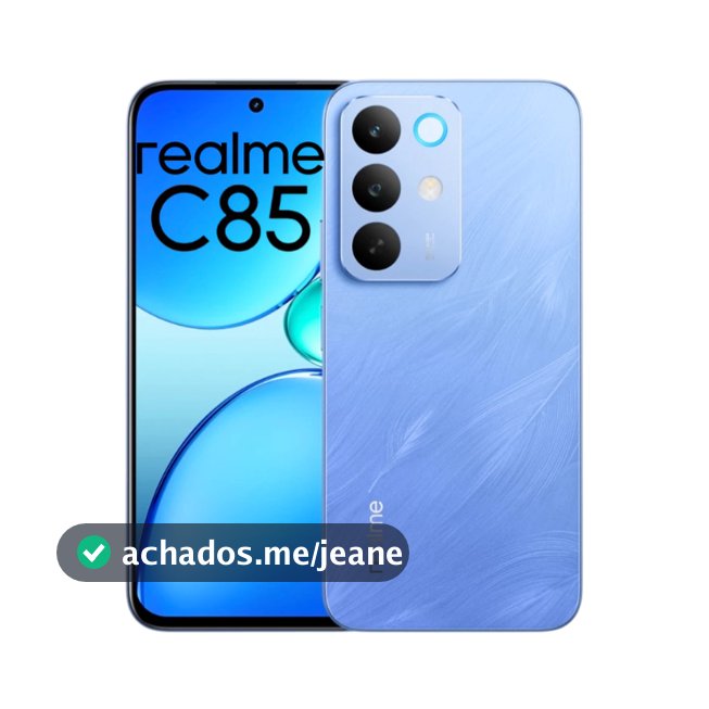 SMARTPHONE CELULAR REALME C85 NFC 4G (COM CAPINHA E PELÍCULA DE CORTESIA)