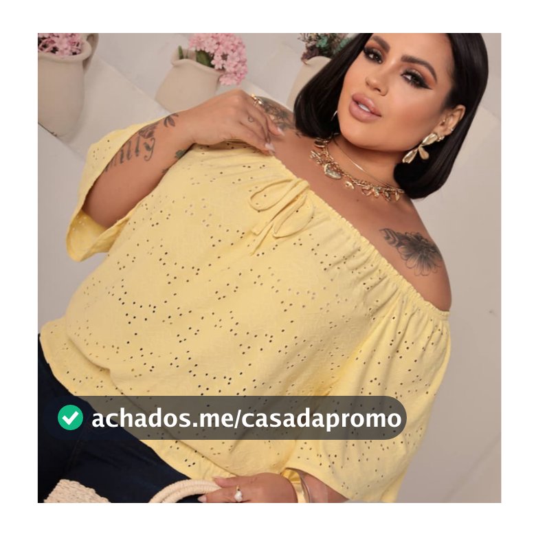 Blusa Feminina Ciganinha Plus Size Leise | Estilo Ombro a Ombro | Moda Confortável Verão 2025 | Veste 48 ao 50
