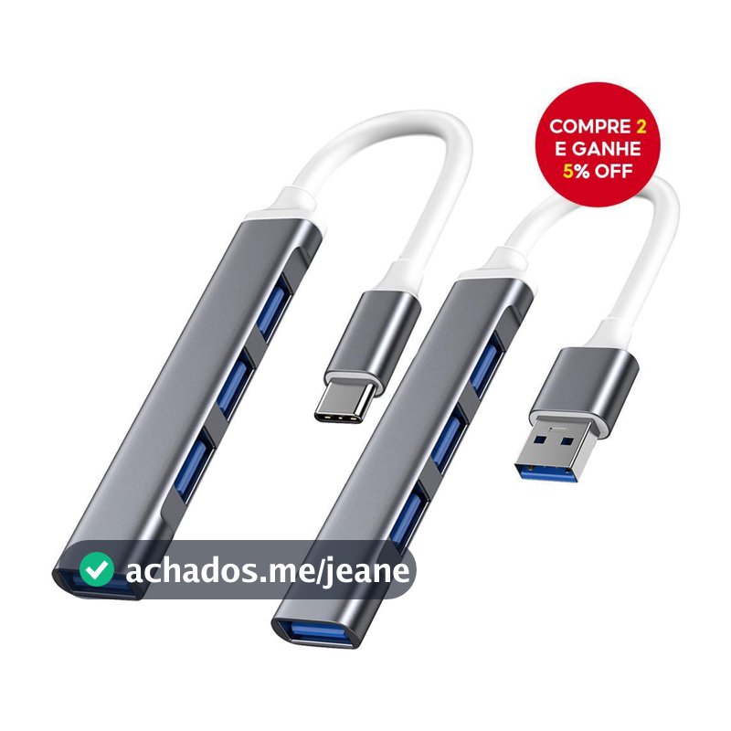 HUB USB USB3.0 OTG Type C Multi Splitter 4 Em 1 Adaptador Para Xiaomi Lenovo Macbook PC Laptop