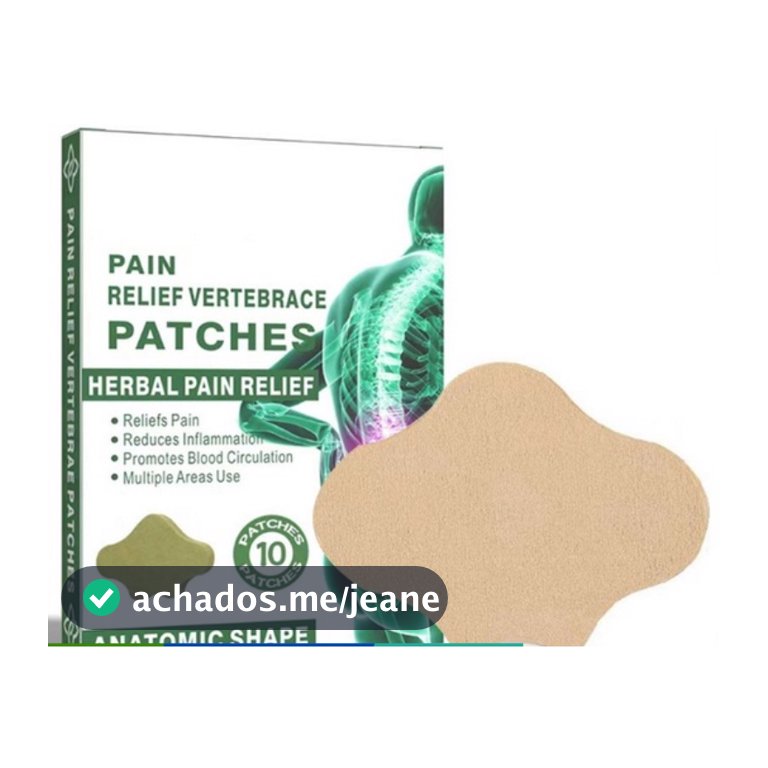 Kit 10 Adesivos Terapéuticos Para Alivio De Dor No espinha lombar