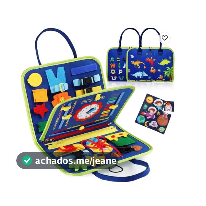 Brinquedos Maleta Sensoriais Básicos De Habilidades De Vida Para Toddlers Montessori Busy Board