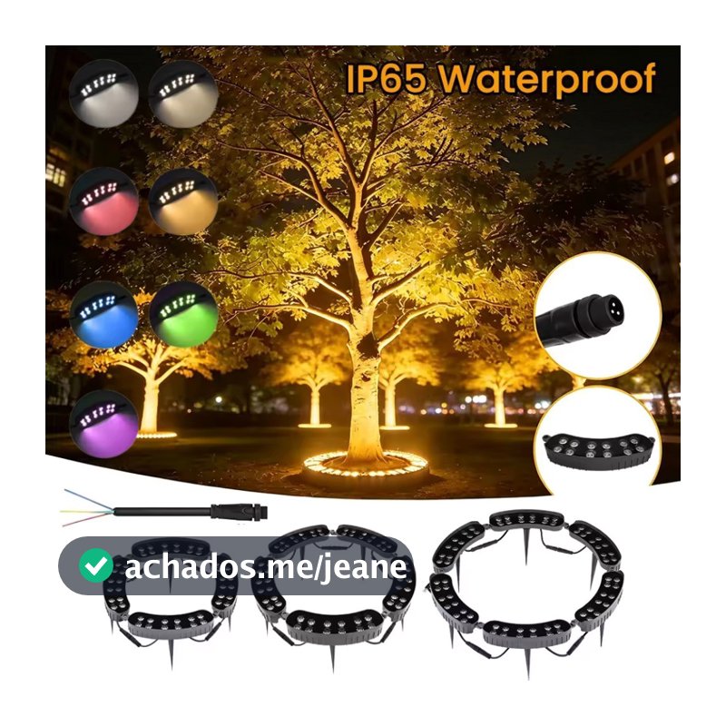 1 Pçs Ao Ar Livre LED Árvore Abraçando Lâmpada 220V 24V IP65 À Prova Dip65 Água Luz Quente/Colorido Jardim Parque Pátio